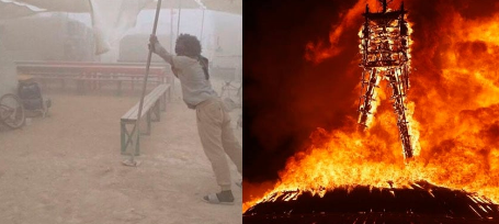 Festival Burning Man 2025 interrumpido por tormentas; hallan a un asistente muerto